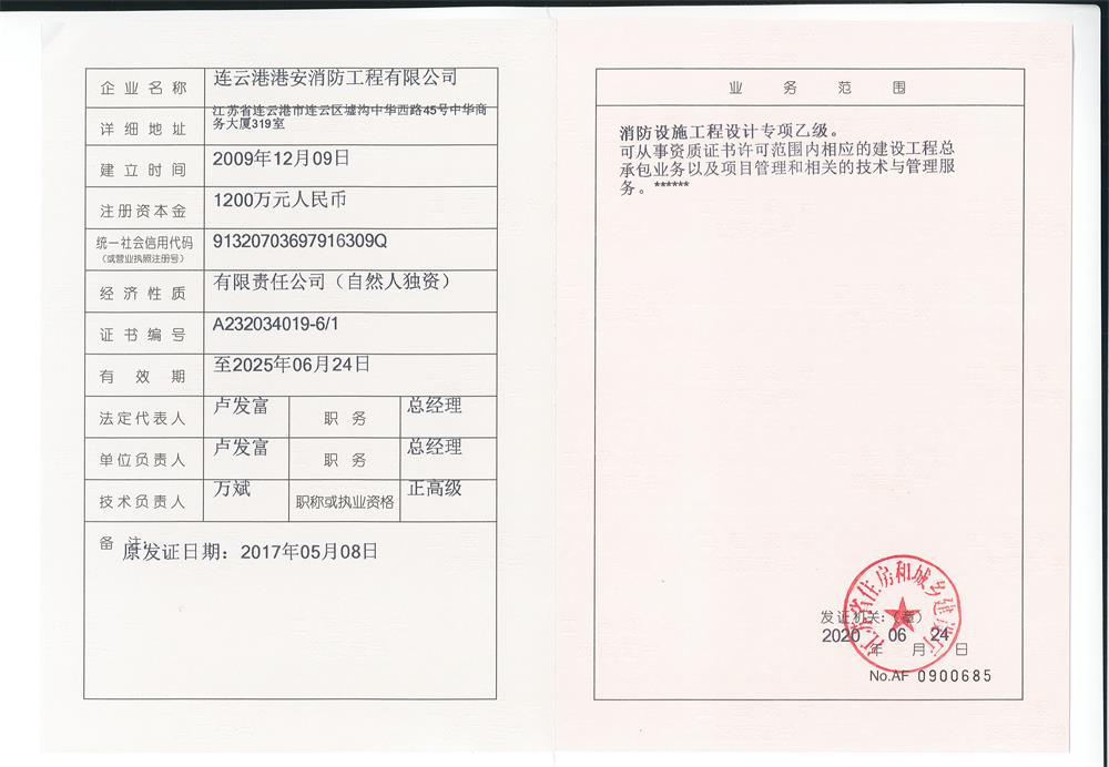 工程設(shè)計(jì)資質(zhì)